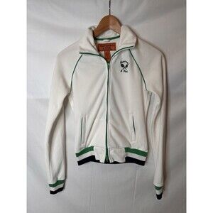 Vintage Abercrombie & Fitch Tennis Jacket S Vintage Zip Preppy Embroidered
